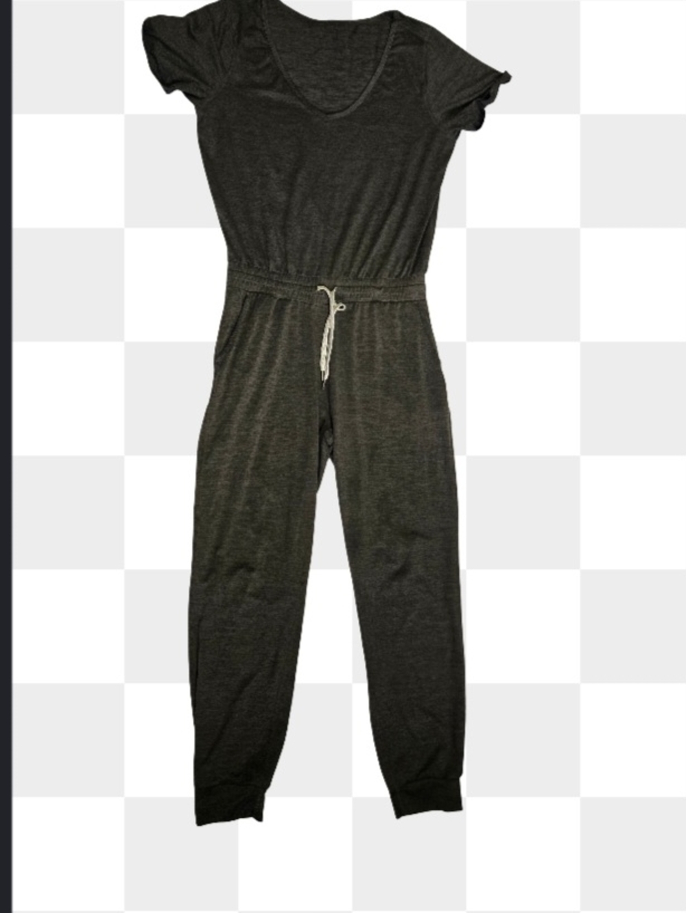 Vuori Green Short-Sleeve Jumpsuit